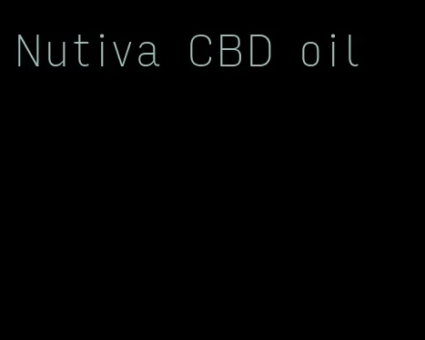 Nutiva CBD oil