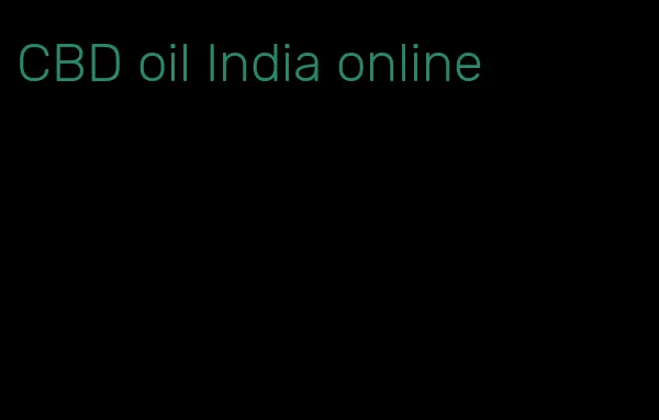 CBD oil India online