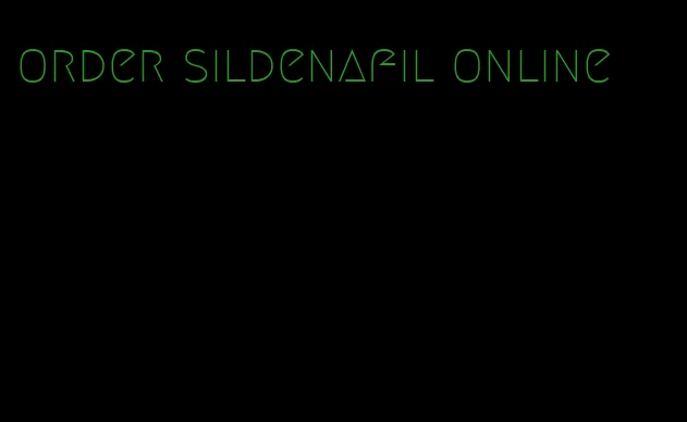 order sildenafil online
