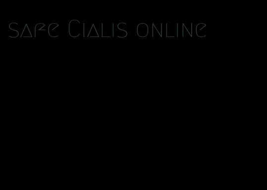safe Cialis online