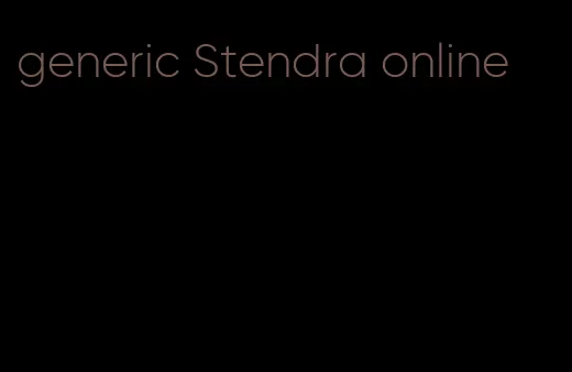 generic Stendra online