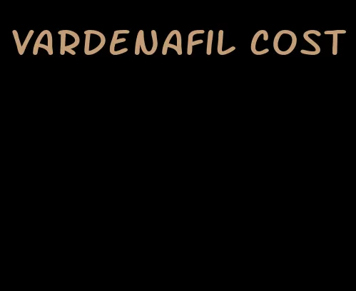 vardenafil cost