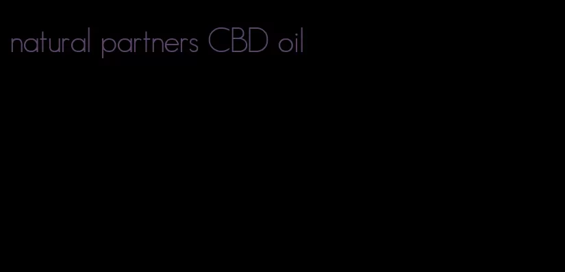 natural partners CBD oil