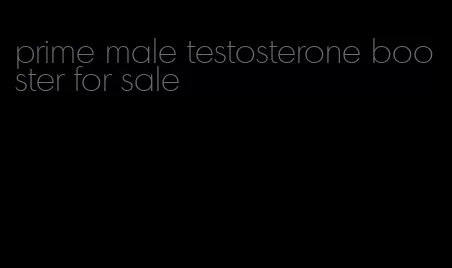 prime male testosterone booster for sale