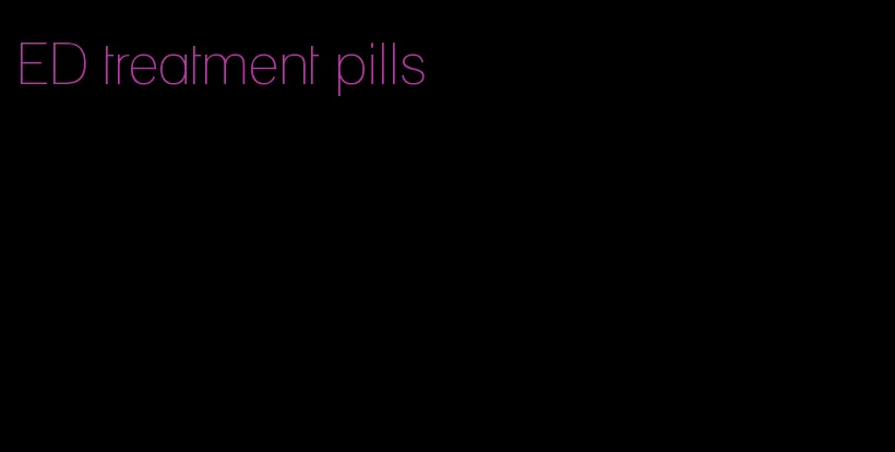 ED treatment pills