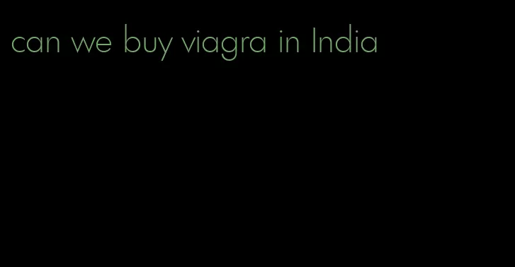 can we buy viagra in India