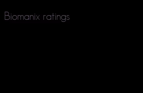 Biomanix ratings