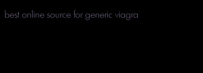 best online source for generic viagra