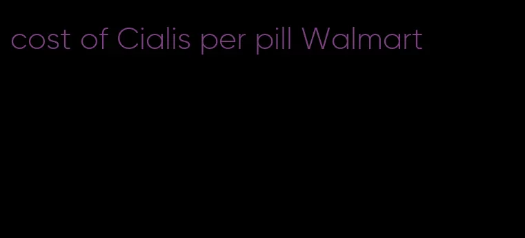 cost of Cialis per pill Walmart