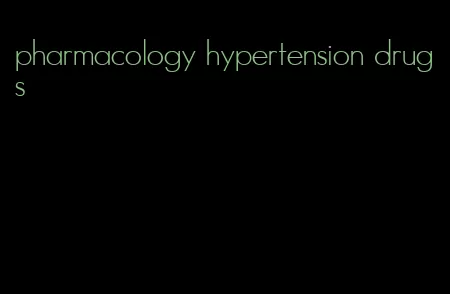 pharmacology hypertension drugs