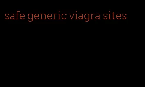safe generic viagra sites
