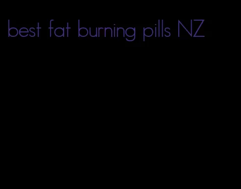 best fat burning pills NZ