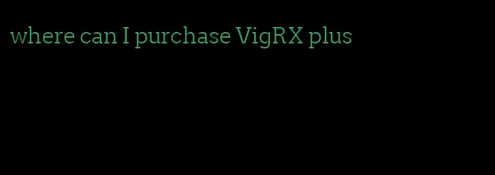 where can I purchase VigRX plus