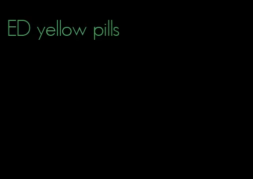 ED yellow pills