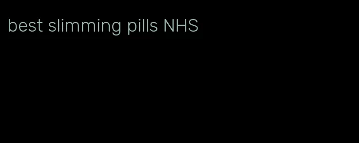 best slimming pills NHS