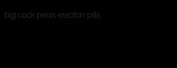 big cock penis erection pills
