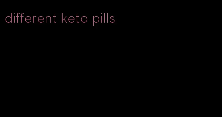 different keto pills