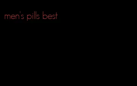men's pills best