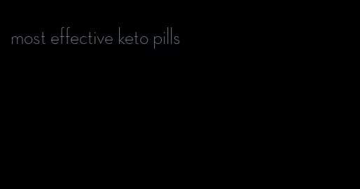 most effective keto pills