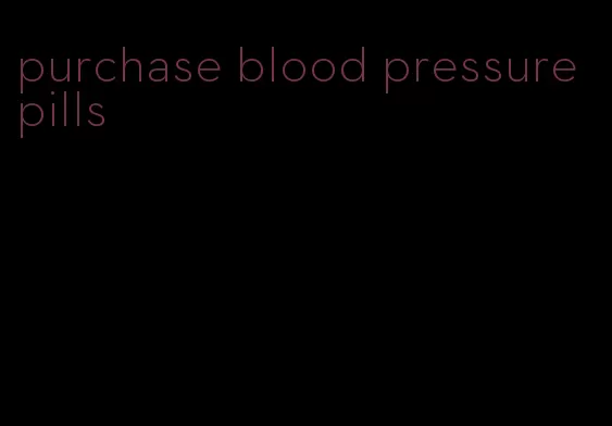 purchase blood pressure pills