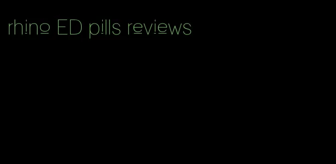 rhino ED pills reviews