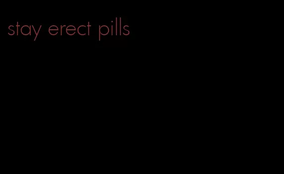 stay erect pills