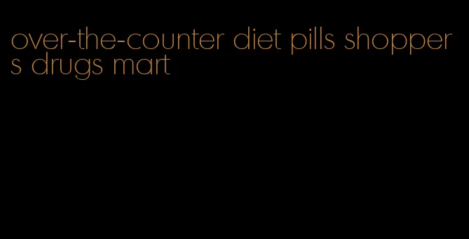 over-the-counter diet pills shoppers drugs mart