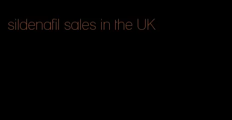 sildenafil sales in the UK