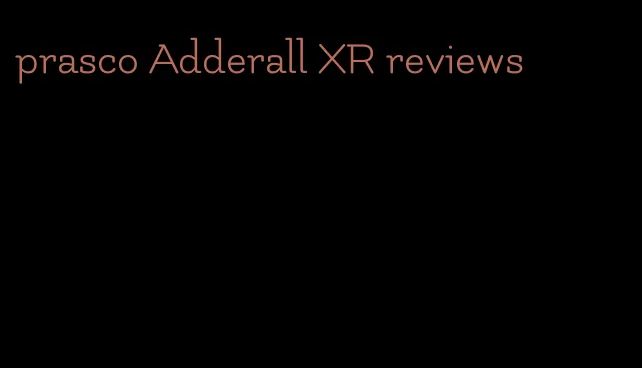 prasco Adderall XR reviews
