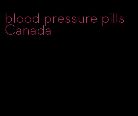 blood pressure pills Canada