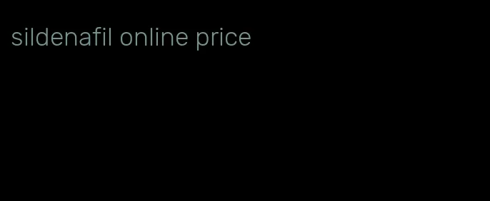 sildenafil online price