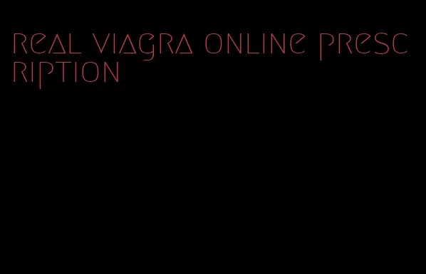 real viagra online prescription