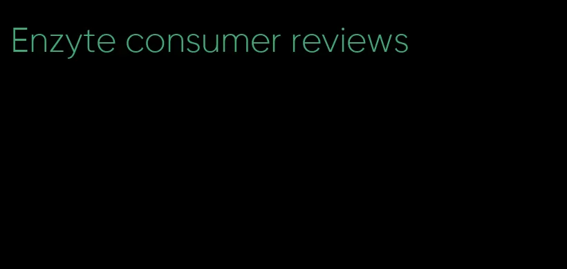 Enzyte consumer reviews