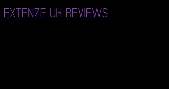 Extenze UK reviews