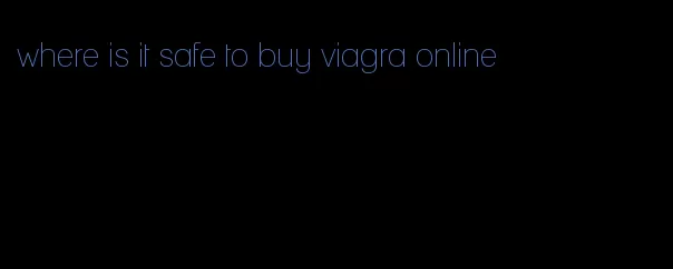 where is it safe to buy viagra online