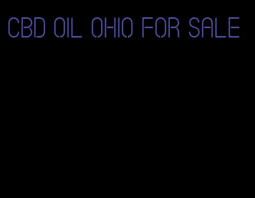 CBD oil Ohio for sale