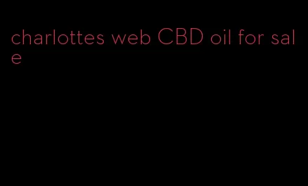 charlottes web CBD oil for sale