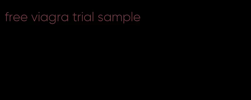 free viagra trial sample