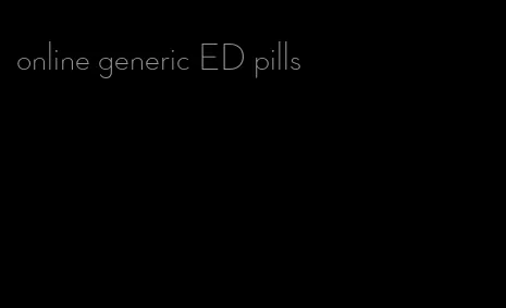 online generic ED pills