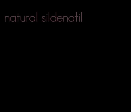 natural sildenafil