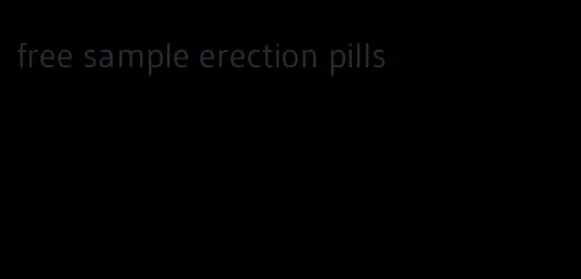 free sample erection pills
