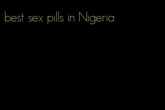 best sex pills in Nigeria