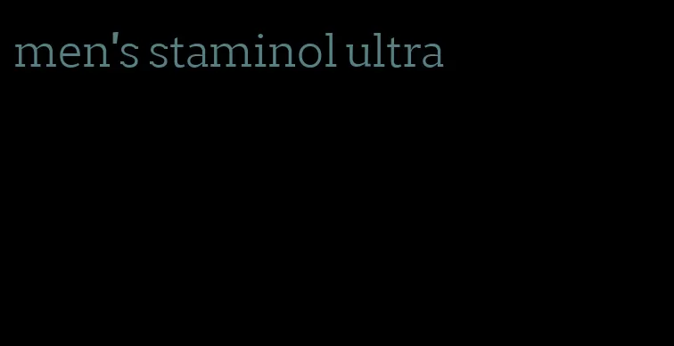 men's staminol ultra