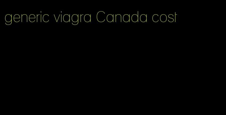 generic viagra Canada cost