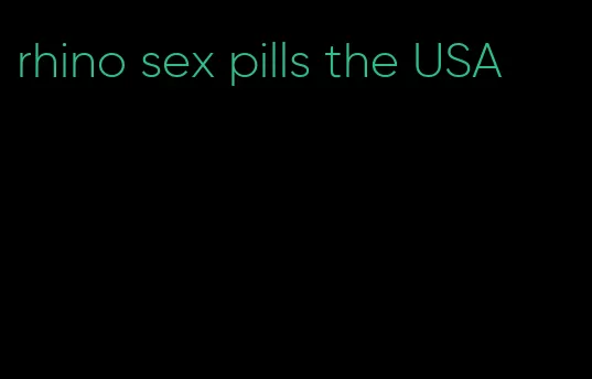 rhino sex pills the USA
