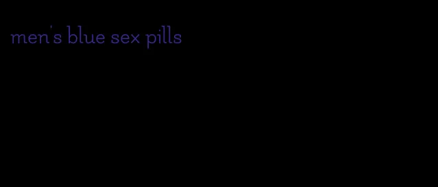 men's blue sex pills