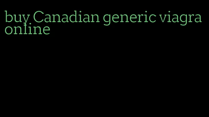 buy Canadian generic viagra online