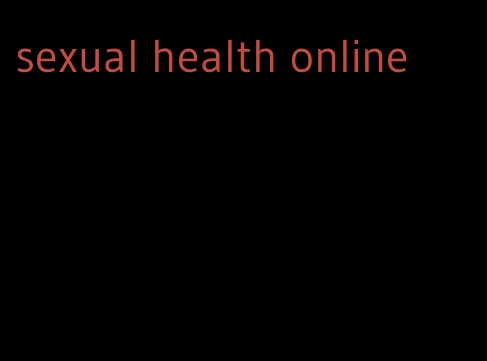 sexual health online