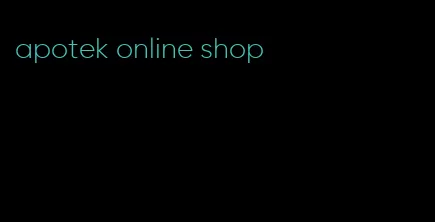 apotek online shop
