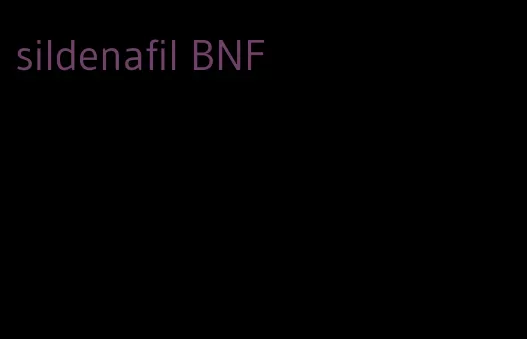 sildenafil BNF